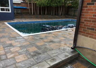 Pool, Interlocking Stone & Landscaping